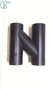 Wholesale PN6 110mm 90 Plastic pipe HDPE Draining Fittings Siphon H tube from china suppliers