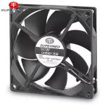 Black DC Cooling Fan 92x92x20 1700-3600 RPM For Refrigerator