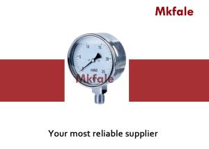 Wholesale Hydraulic Liquid Pressure Gauge Stainless Steel Pressure Gauge SMCBS On Non - Corrosive Line from china suppliers