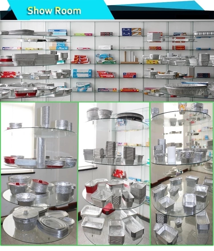 alufolie Food grade packing foil takeaway food container packaging aluminum foil box barbecue grill special