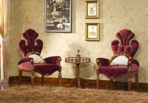 Wholesale Reddish Brown Elegant Coffee Modern Classic Leisure Armchair European Style Arm Chair from china suppliers