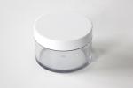 Round Thick Wall Face Cream Jars 150g , Clear PET Plastic Cosmetic Cream