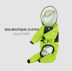 Wholesale Breathable Lightweight Dog Raincoat Hooded Poncho from china suppliers