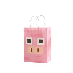 Wholesale Hand Length Handle Purple Kraft Paper Candy Bags for Wedding and Gift Packaging from china suppliers