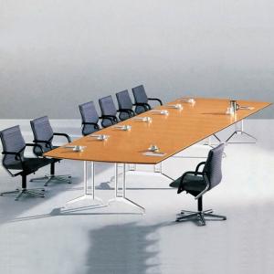 China 10 Person Wooden Office Conference Table Meeting Table Metallic In Boardroom on sale