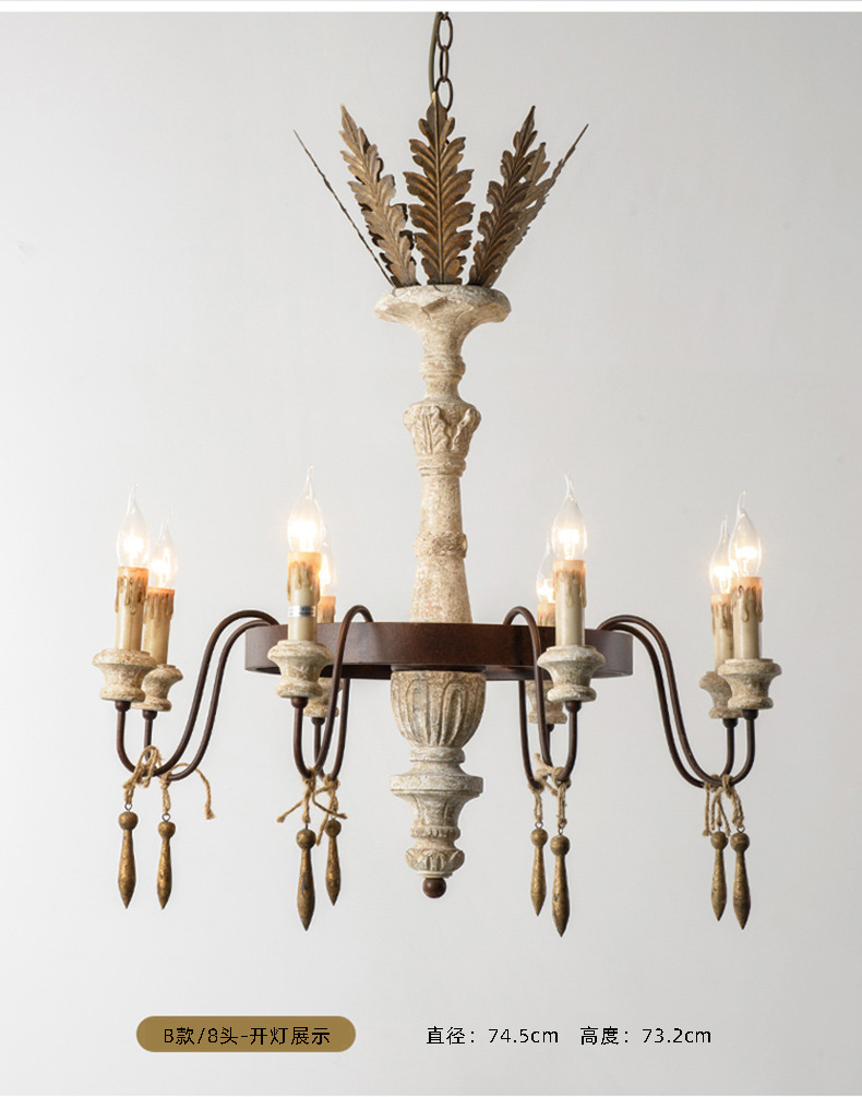 Rustic foyer big chandelier italian murano living room industrial chandelier(WH-CI-112)