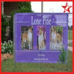 sublimation full color vinyl pvc mesh fence banners