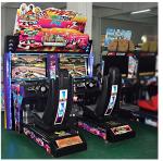 Coin operated Simulator 32'' screen Twins Outrun arcade racing car game machine