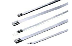 Wholesale Custom Cutting Ball Lock Stainless Steel Cable Tie Braided Vibration Proof from china suppliers