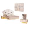 Buy cheap Medium Density Fibreboard Bedroom Sets Furniture 2000*1800*1680mm King Size Bed from wholesalers