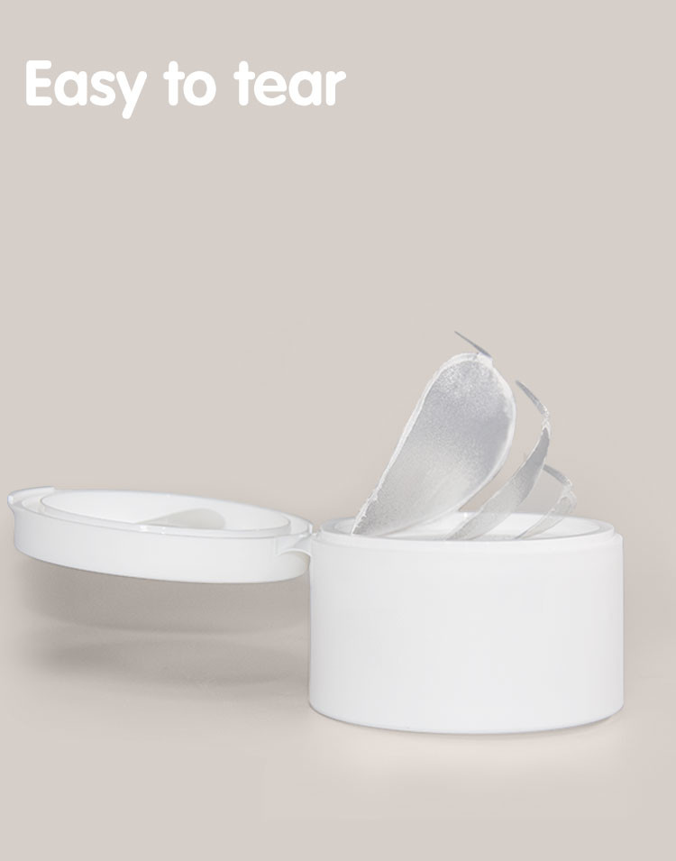 100g PP Plastic Cream Jar With Flip Top Cap And Aluminium Foil Magnet Scoop In