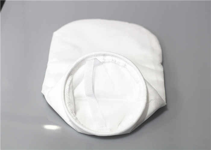PE Mesh Liquid Filter Bag , 1 Micron Polyester Felt Filter Bag Calendar Finished