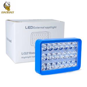 Wholesale Blue Casing Plastic White Yellow Flash Universal Motorbike Headlight from china suppliers