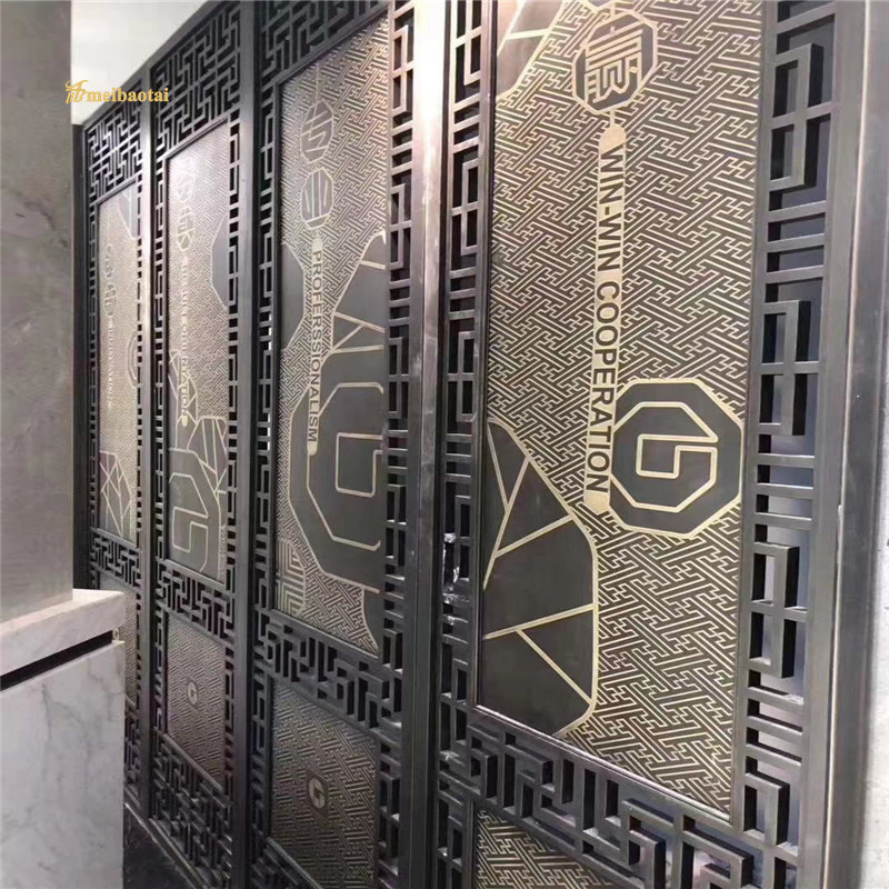 Aluminum 8mm Metal Partition Customized Color Size Room Divider