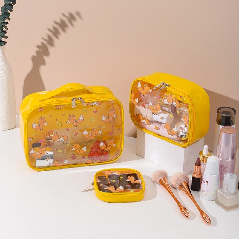 Promotional Cosmetics Plastic Waterproof Clear PVC Zipper Bag