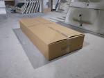 White Double Vanity Top Bathroom Sink 1200mm Porcelain For Cabinet