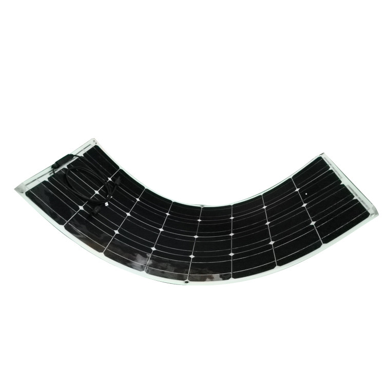 90 Watt Mono Flexible PV Solar Panels Easy Installation For Long Vehicle