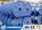 Plate / Punching Steel Cable Reels , Industrial Steel Cable Spool High Strength
