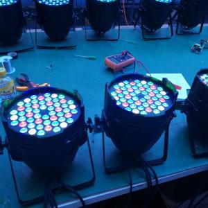Wholesale Stage Night Club Wedding Show RGBW 54 *3 W Par Can DJ UP Light with 6 White LEDs from china suppliers