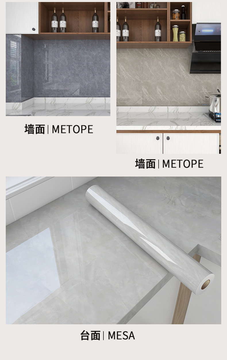 DIY Dark Grey Marble Effect Wallpaper 50m Marble Look Wallpaper