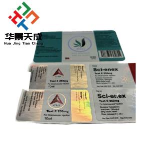Wholesale Single Side Printing Glass Vial Labels for Durable Packaging from china suppliers