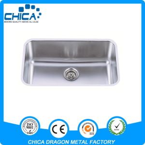 Wholesale stainless steel single bowl kitchen sink for USA market with 18gauge and 16gauge from china suppliers