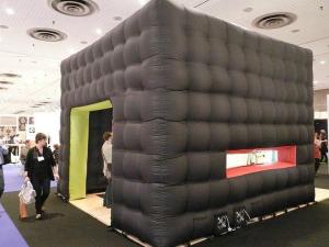 Wholesale Black cube exhibition tent inflatable from china suppliers