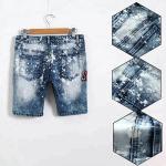 Adjustable Waist Bermuda Short Jeans Pant For Girl , Knee Length Denim Shorts