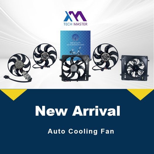 Tech Master 12V Built In Fuse Electric Radiator Auto Car Cooling Fan For BMW X5 E70