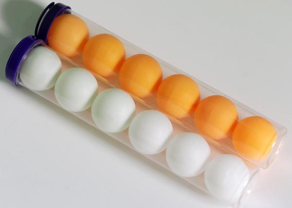 Custom Ping Pong Balls For Entertainment , Standard Weight Table Tennis