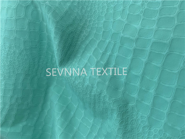 Sustainable Nylon Yoga Wear Fabric 1.5M Width Superfine Fiber Tiffany Blue