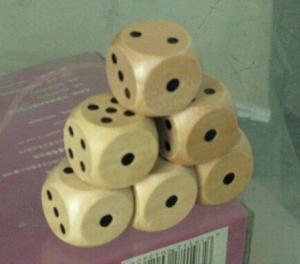 Wholesale wooden dice 16mm dice kids toy dice wood dice from china suppliers