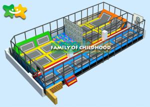 Wholesale Adventure Alititude Childrens Outdoor Trampoline 162 ㎡ Space High Safety from china suppliers