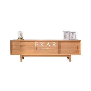 Wholesale New Model Oak Burlywood Modern Wooden Tv Furniture Tv Stand Pictures FL-B005-B from china suppliers