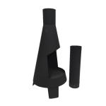 Backyard Carbon Steel 133cm Outdoor Roasting Oven/Round Outdoor Stove