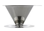 98MM Stainless Steel Coffee Dripper Paperless For Coffee Making , FDA / LFGB