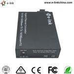 Gigabit Fiber Optic Cable Ethernet Media Converter Single Core MM Dual Fiber