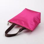 Recycled Shoulder Embroidered Organic Cotton Tote Bags With Zipper