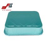 1000ml Takeaway Food Freezer Colored Aluminum Foil Pans With Plastic Cover