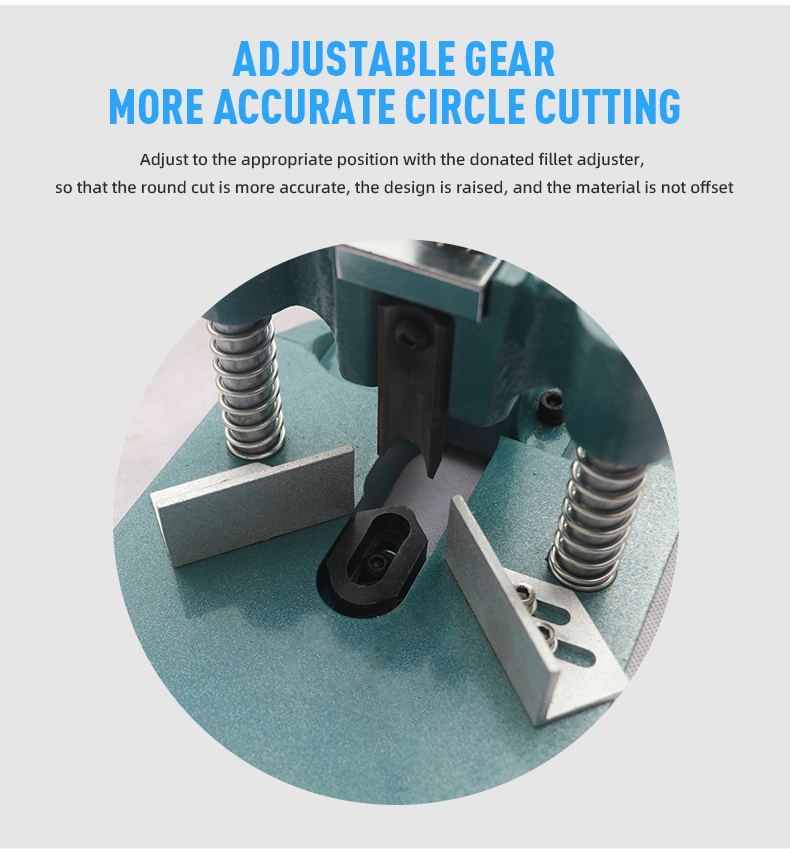 Other PLC ZEQUAN Manual Corner Cutting Machine Paper Corner Rounder Cutter