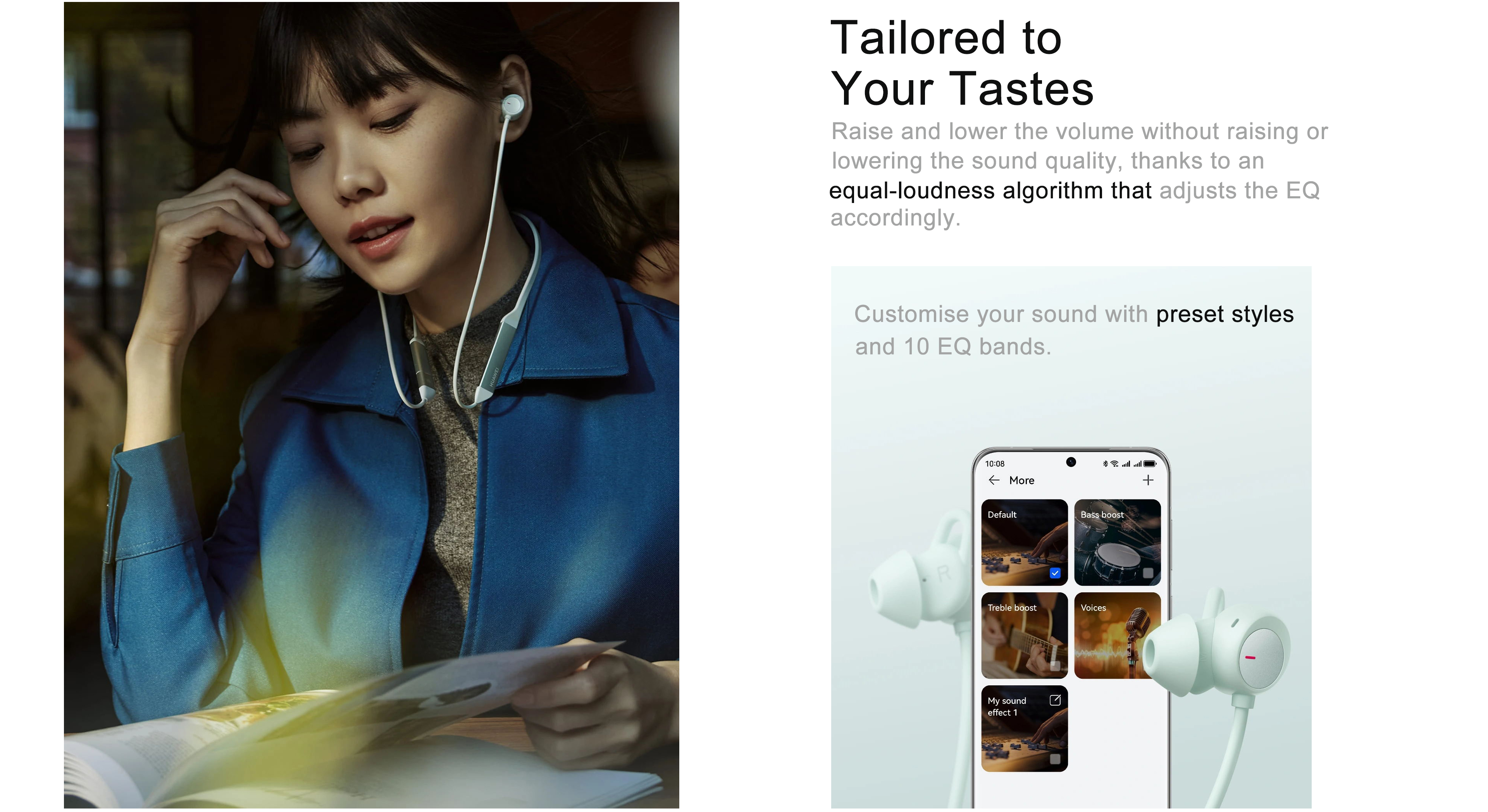 HUA-WEI New FreeLace Pro 2 Wireless Headset Neck-mounted High Sound Quality Long Endurance Active Noise Reduction