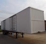 Box Semi Trailer Heavy Duty 30t Cargo Transport Truck Trailer with 2/3 Axle