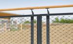 Steel Wire Rope Flexible Cable Mesh AISI 304 / 316 Materials No Toxic Light
