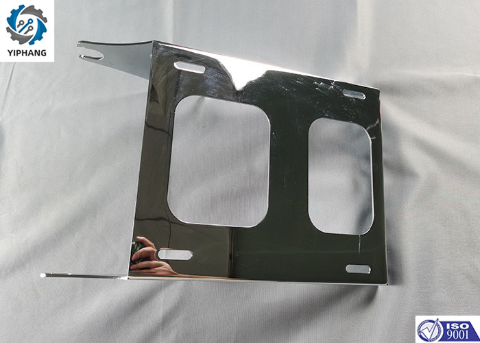 Mild Steel Chroming Sissi Bar Sheet Metal Brackets Components 0.5mm ISO9001