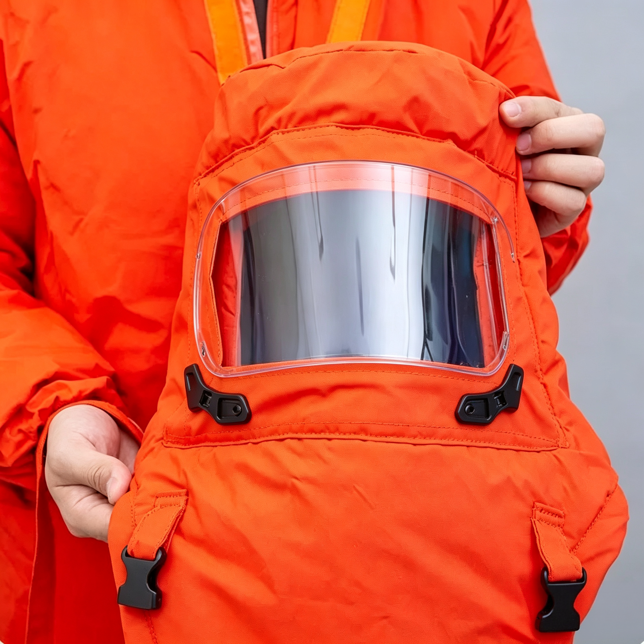 Breathable Protective Safety Clothing Waterproof Cryogenic Suits Fully Encapsulating