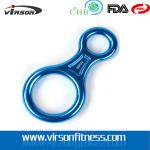 Forged aluminum climbing descender.climbing carabiner