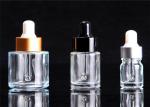 Gold Top Essential Oil Child Proof Glass Dropper Bottles For 20Ml Capacity