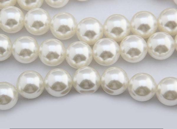 High Quality Big DIY Beads ABS Plastic 18mm Round White Imitation Pearls Beads