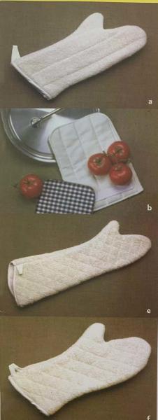 Quality High Heat Kitchen Microwave Oven Towel Gloves Milk Color Steam Stopping for sale