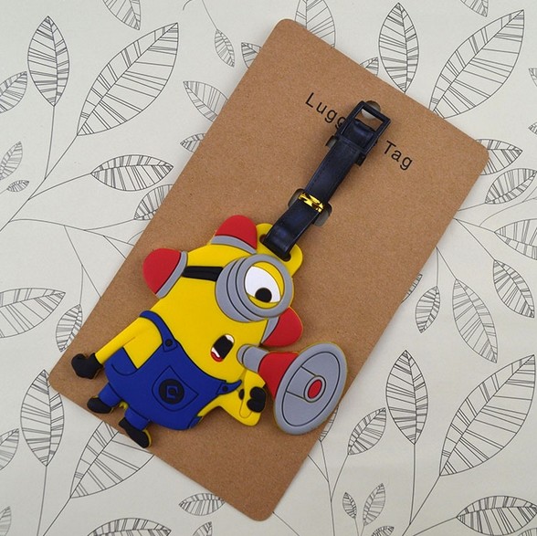 Fashionable Custom Soft PVC Silicone Rubber Label and Luggage Tag